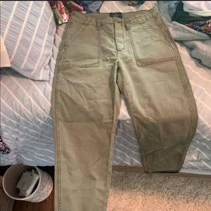 AE green skinny pants